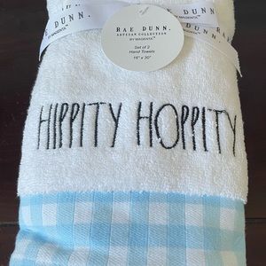 Rae Dunn Hippity Hoppity Towels (2)